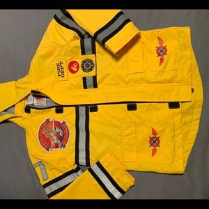 Disney planes fire and rescue youth raincoat